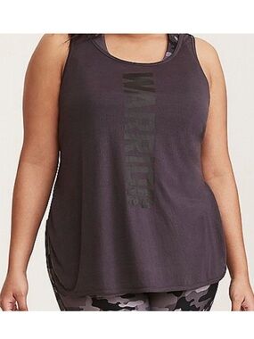 Torrid Active Warrior Keyhole Back Tank Top